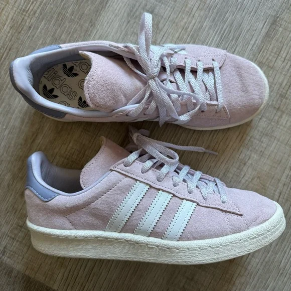 adidas Campus 80s Shoes Almost Pink 7 - Mens Originals Shoes